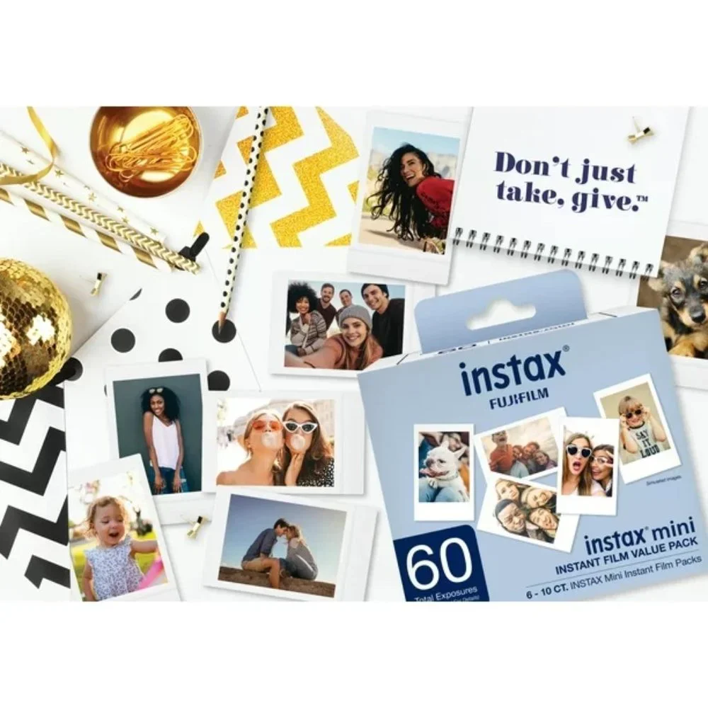 Fujifilm Instax Mini Instant Film, 60 Exposures